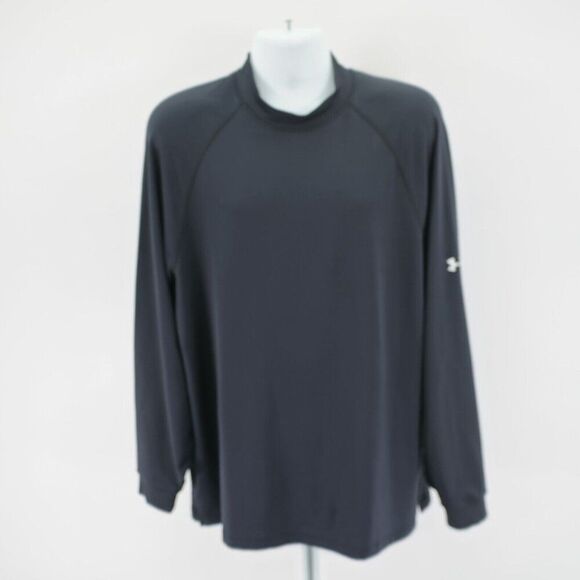 Under Armour Black Mock Neck XL Long Sleeve‎ T-Shirt - Picture 5 of 12
